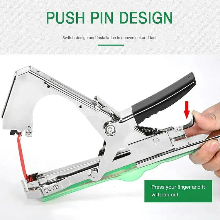 One-Handed Plant Tying Machine | Gentle Plant Fastening Tool