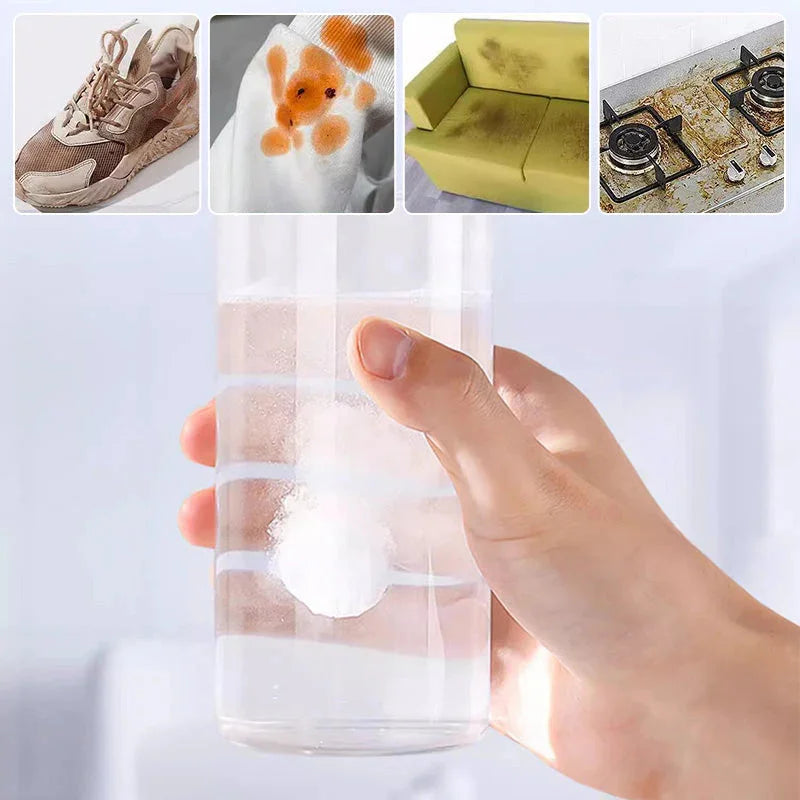 Enzyme Cleaning Tablets | Removes Stains, Grease, Odors | For Fabric and Surfaces