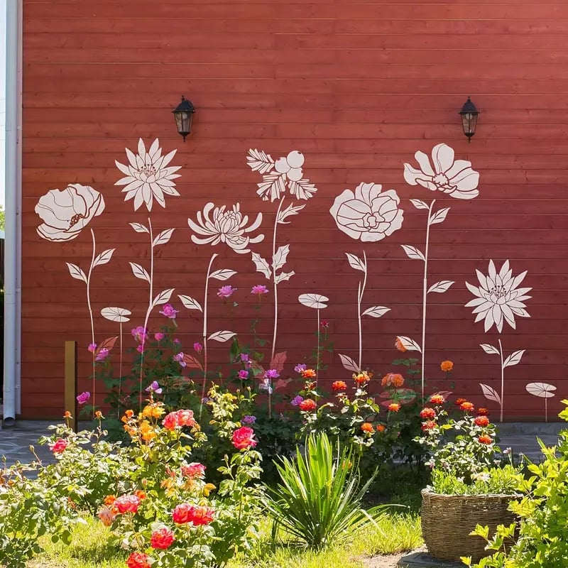 Floral Design Mastery – 10-Piece Stencil Collection for DIY