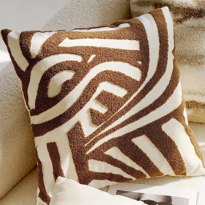 Chic Decorative Pillow Cover with Bohemian Flair