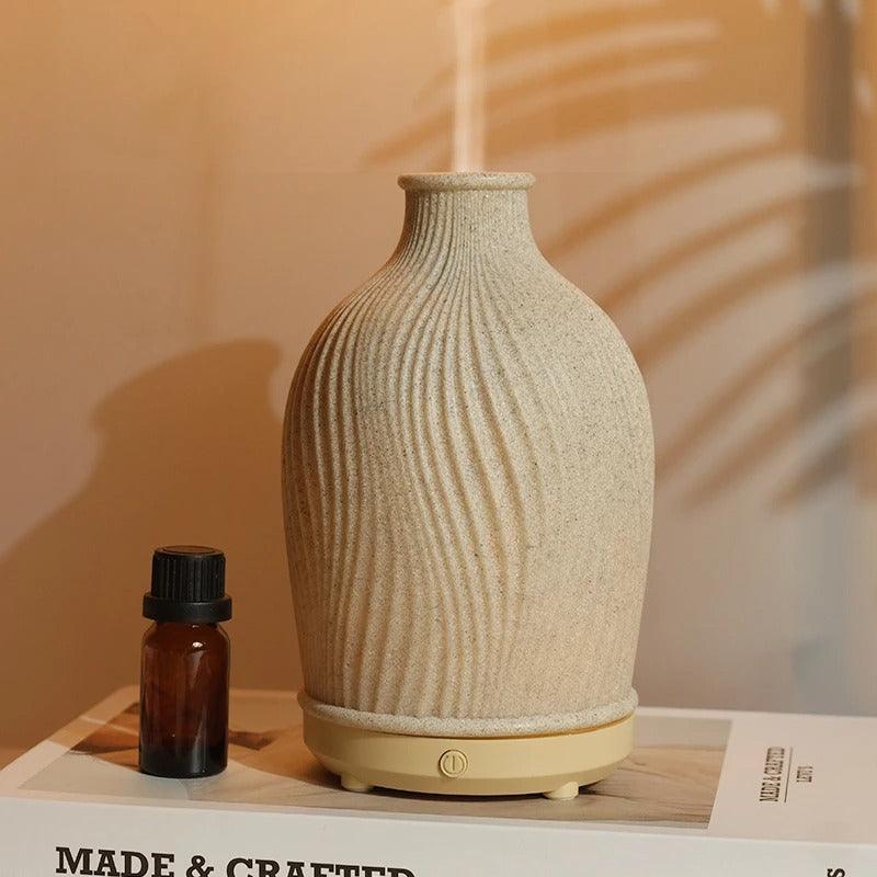 SereniMist Ultra Aroma Diffuser and Humidifier in Elegant Vase Shape