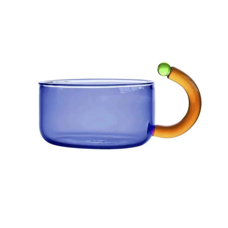 Elegant Clear Glass Teapot and Cup Set with Infuser