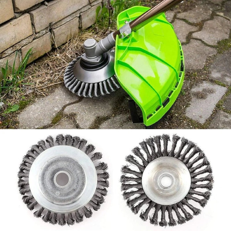 YardMaster - Rugged Steel Wire Brush for 6 & 8 Inch Mowers
