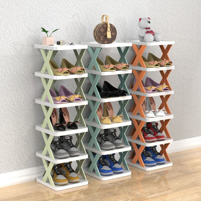 Compact Vertical Shoe Organizer for Efficient Storage