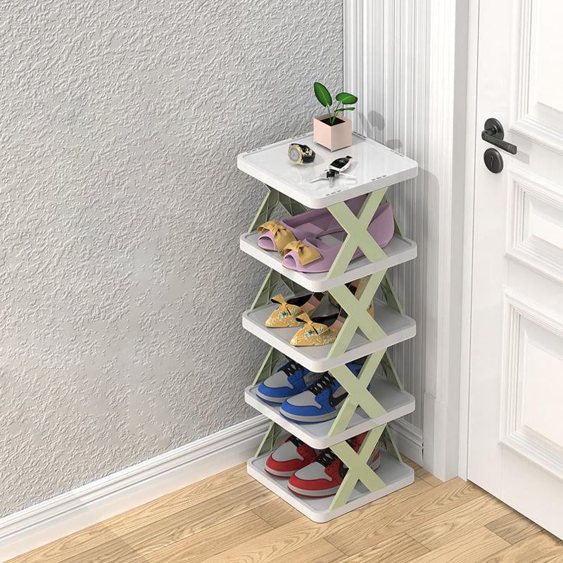 Compact Vertical Shoe Organizer for Efficient Storage