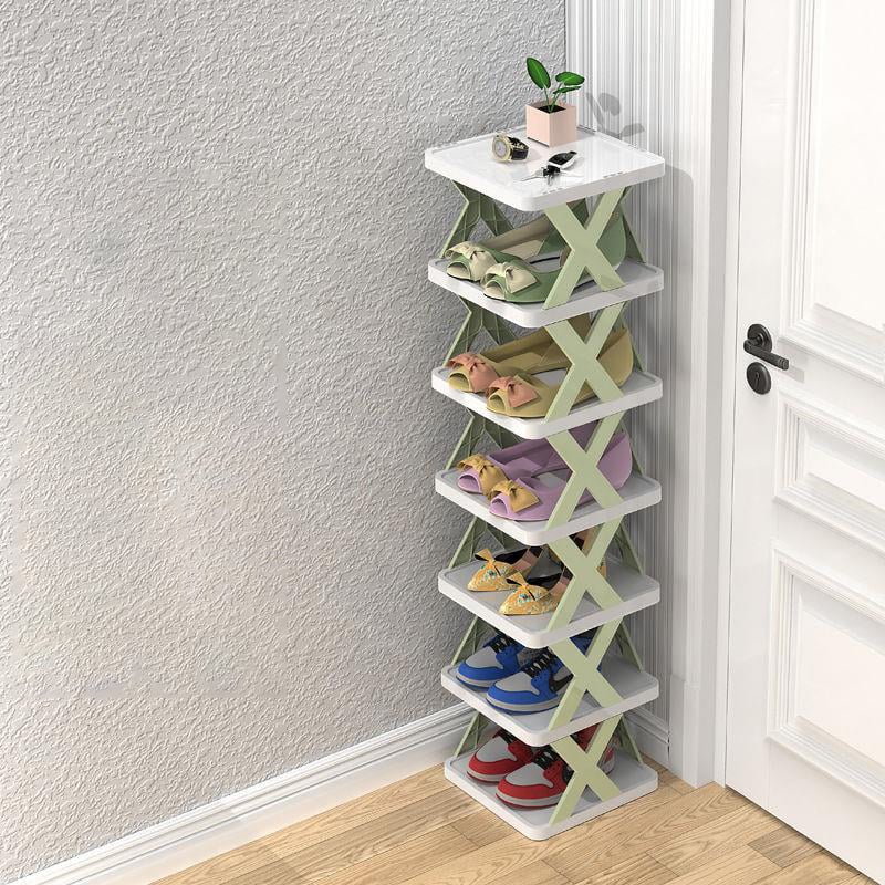 Compact Vertical Shoe Organizer for Efficient Storage