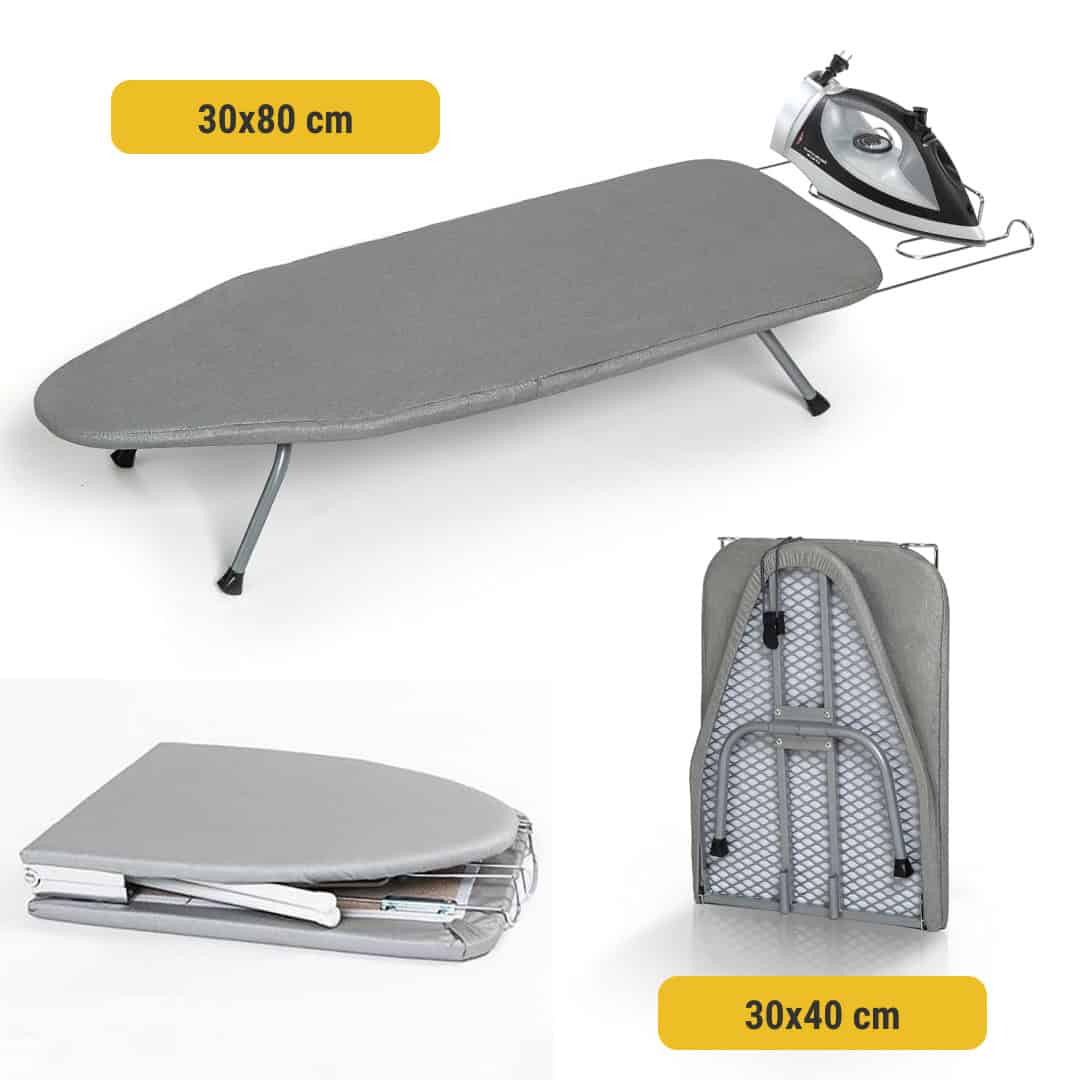 Ironing Board with Foldable Design and Iron Rest