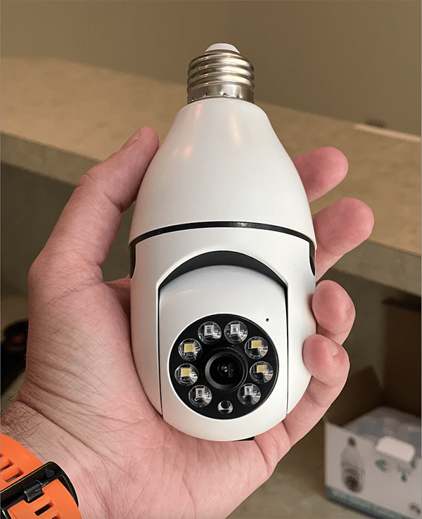 360° Surveillance Camera | Full HD Night Vision | Bulb Camera
