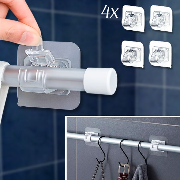 Self-Adhesive Transparent Wall Hook – No Drilling Needed