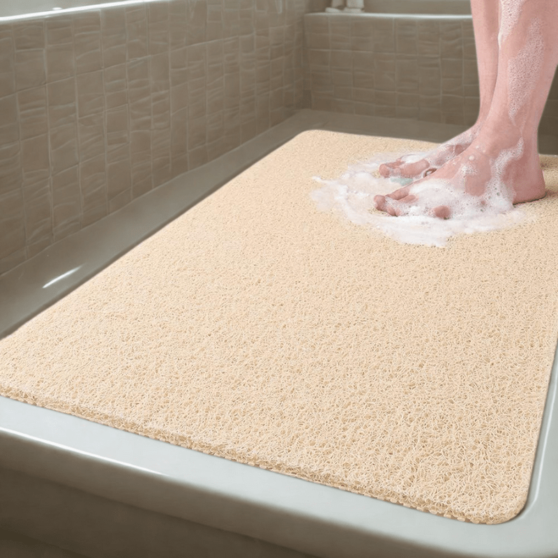 Non-Slip Shower Mat Featuring Hygienic Drainage Design