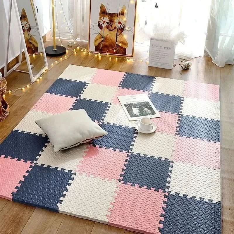 Soft Foam Interlocking Baby Play Mat – 12 Piece Floor Puzzle