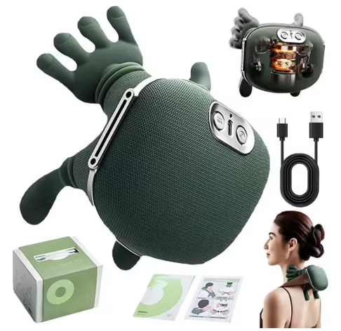 Neck and Back Massager with Shiatsu Kneading and Heat Therapy