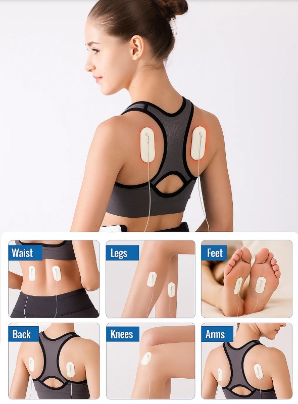 Heated EMS Red Light Neck Massager and Cervical Traction Device