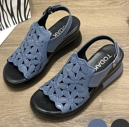 Orthopedic Sandals for Women Featuring Perforated Design