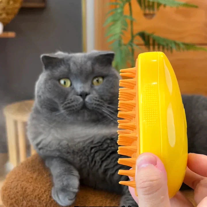 Anti-Static Cat Brush with Spray Feature