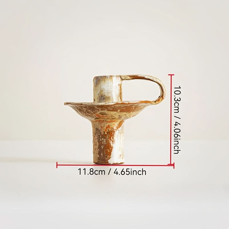 Handmade Ceramic Candle Holder for a Warm and Inviting Atmosphere