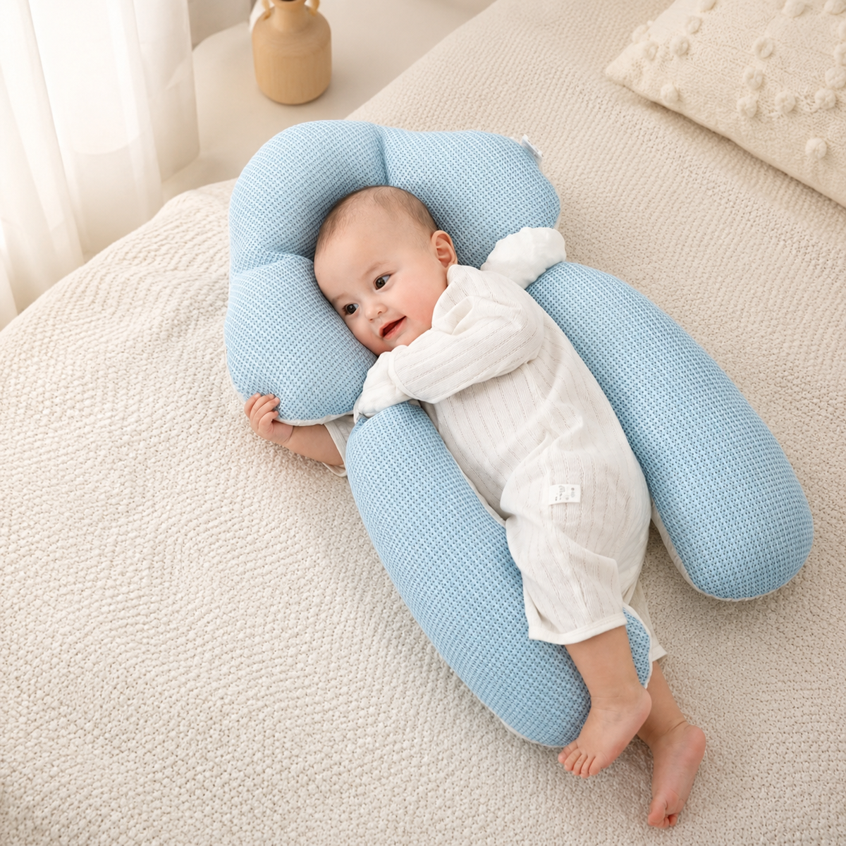 Ergonomic Baby Pillow for Comfortable Sleep Support