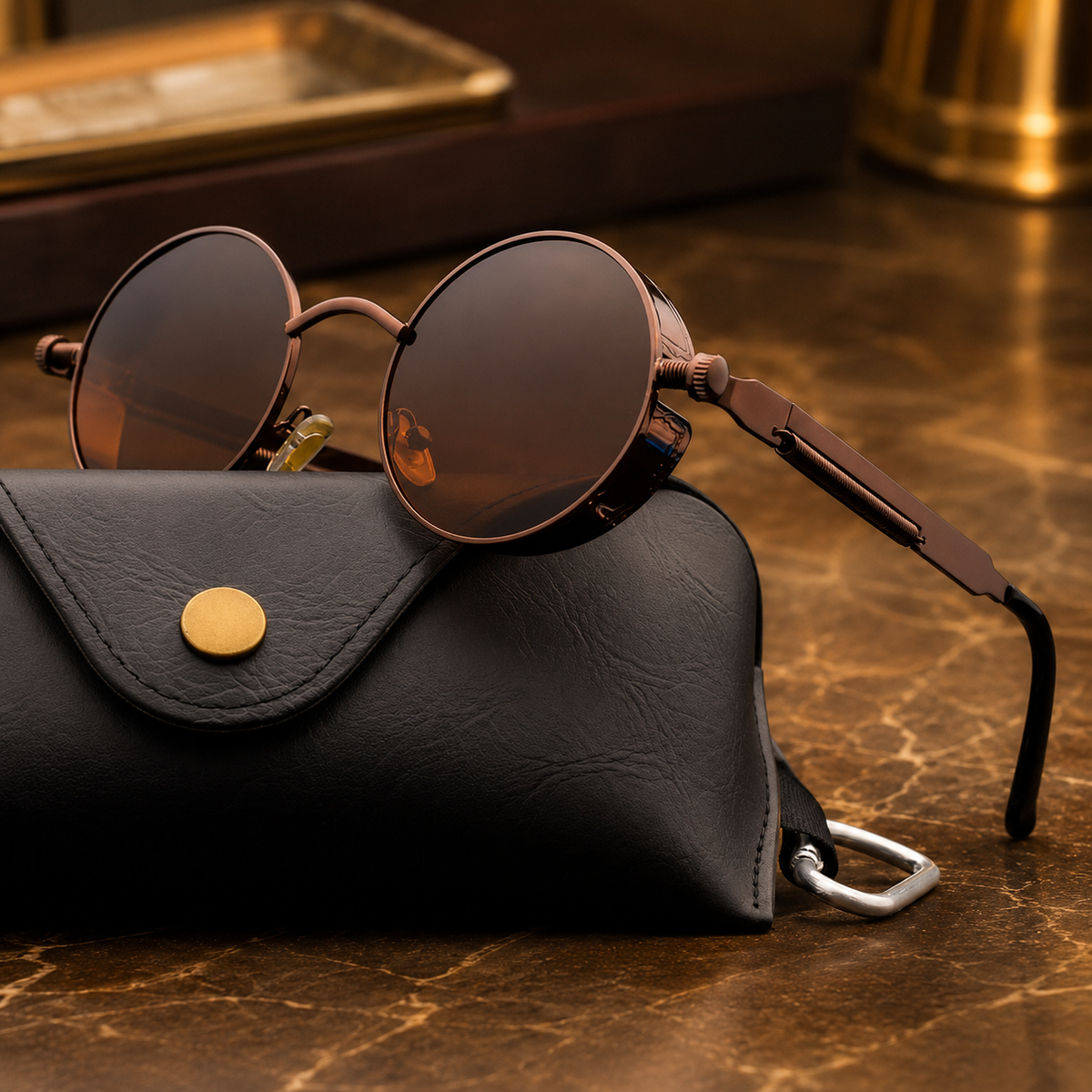 Vintage Sunglasses with Polarized UV400 Lenses – UV Protection for Outdoor Activities