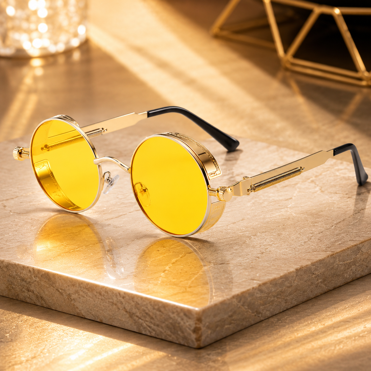 Vintage Sunglasses with Polarized UV400 Lenses – UV Protection for Outdoor Activities