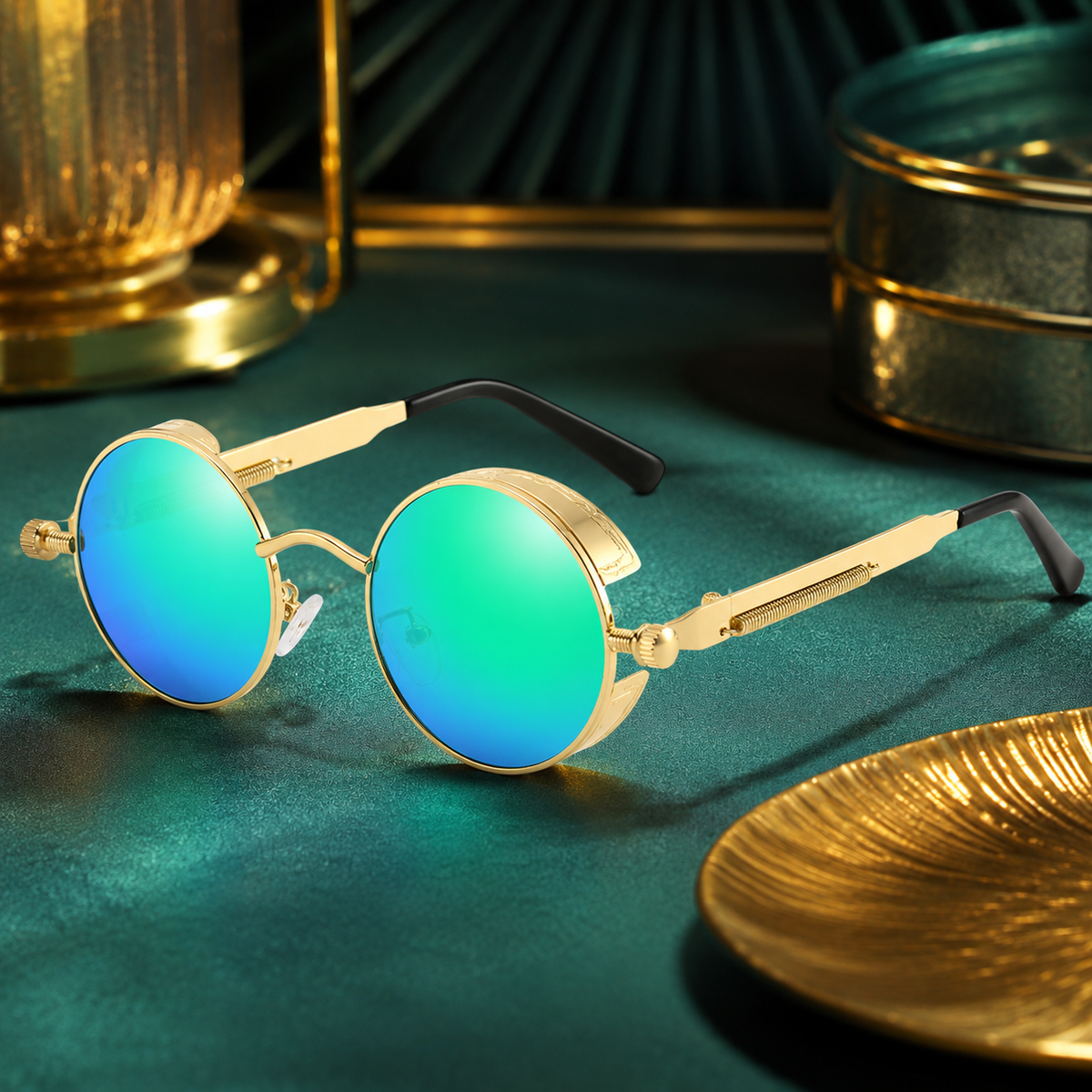 Vintage Sunglasses with Polarized UV400 Lenses – UV Protection for Outdoor Activities