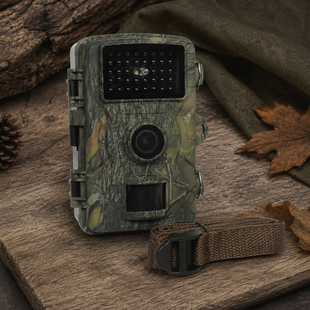 Outdoor Motion-Activated Camera for Wildlife & Property Monitoring – 1080p HD Night Vision