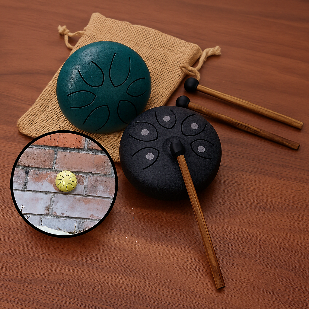 Portable 6-Tone Tongue Drum – Soothing Melodies for Travel