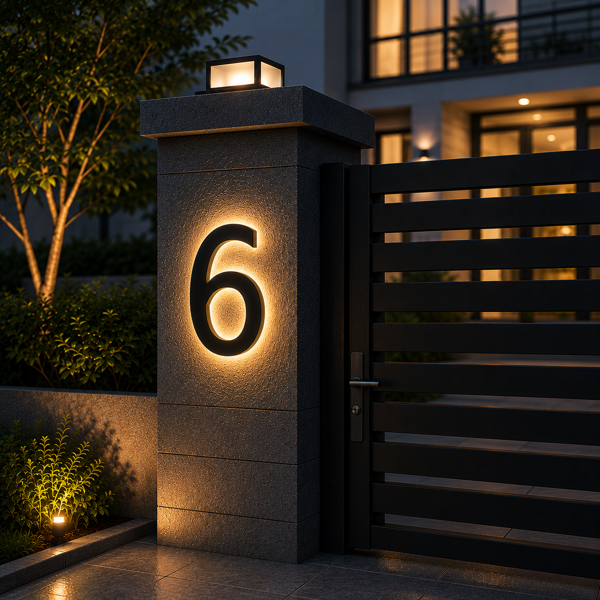 Weatherproof Address Lighted Numbers for Chic Entrances – Outdoor House Sign