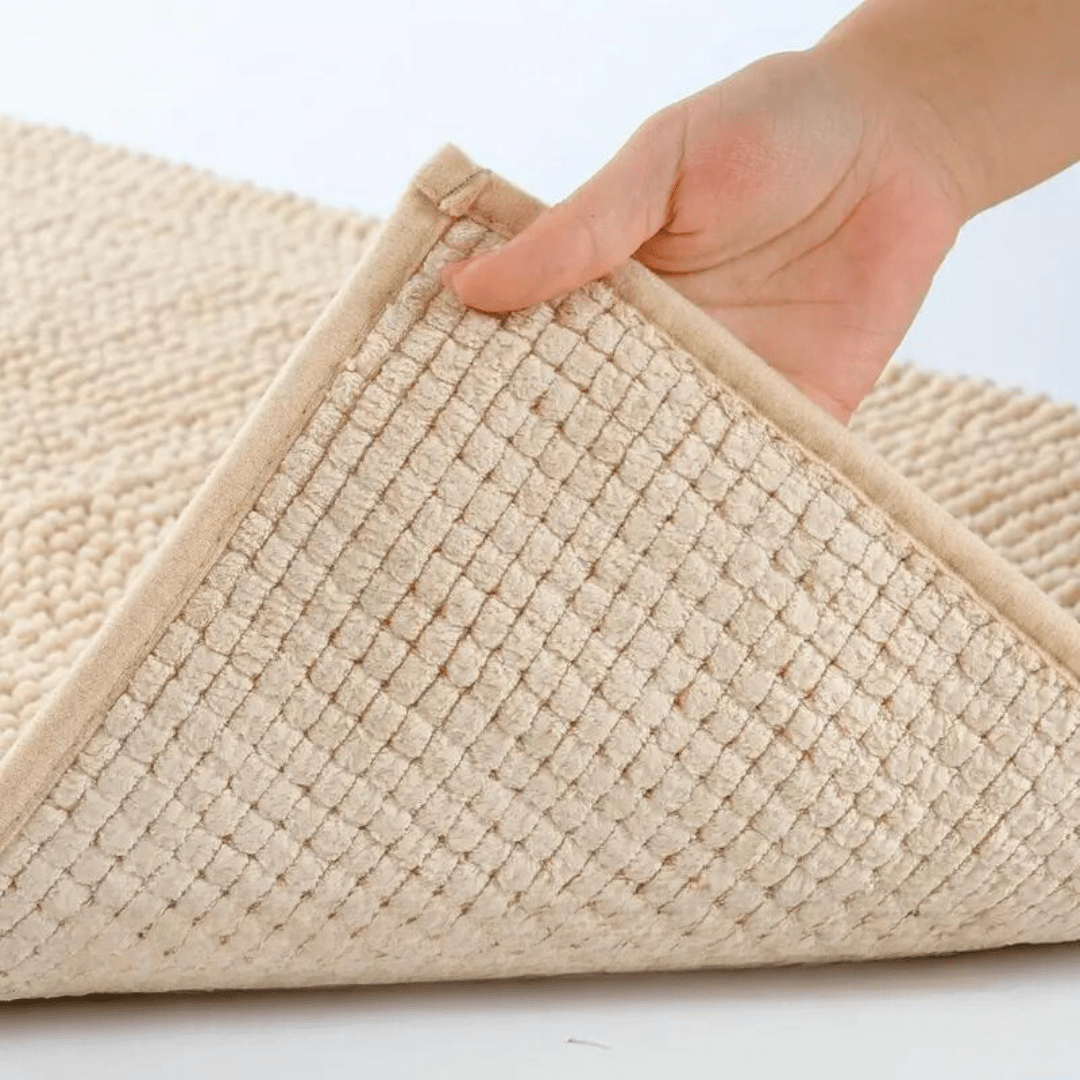 ComfortGuard - Plush Chenille Non-Slip Bathroom Rug