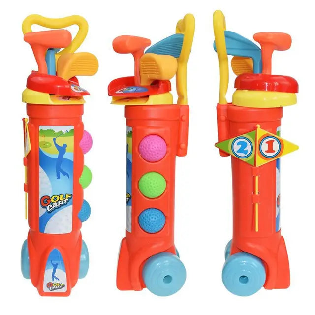 Indoor and Outdoor Kids Golf Training Set – Beginner Practice Kit for Coordination and Swing Development