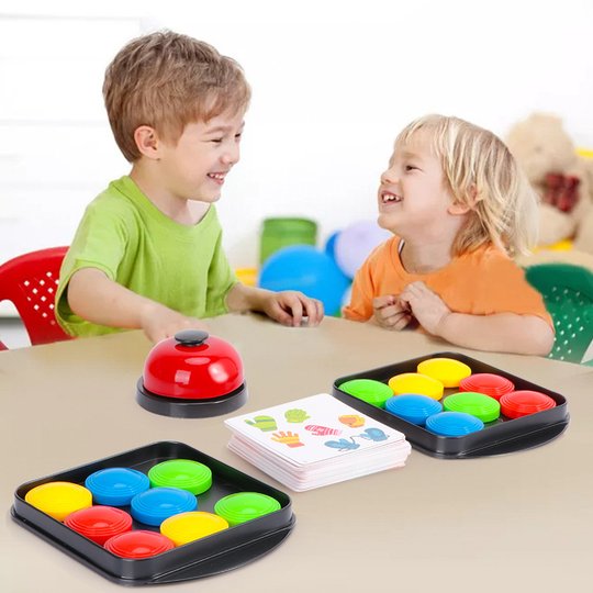 Color Matching Reaction Game with Bell – Learning Toy
