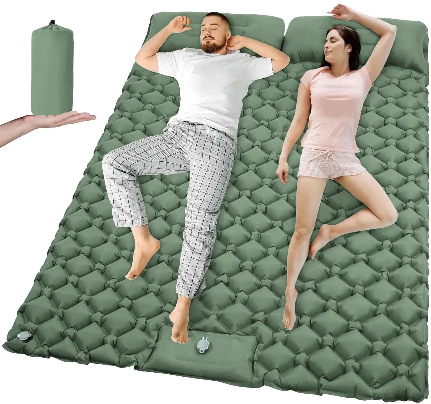 Inflatable Camping Mattress – Extra Wide for Maximum Comfort
