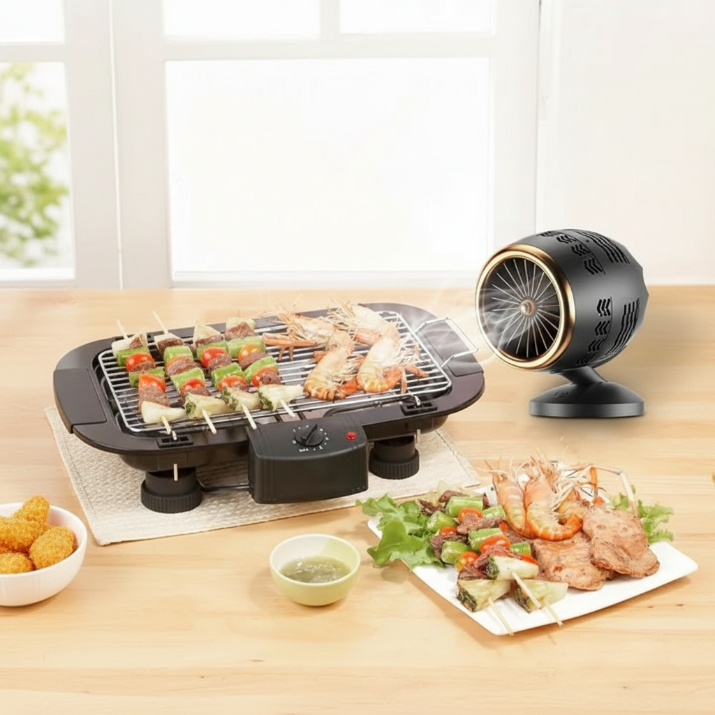 Versatile USB-Powered Kitchen Vent for Smoke-Free Cooking
