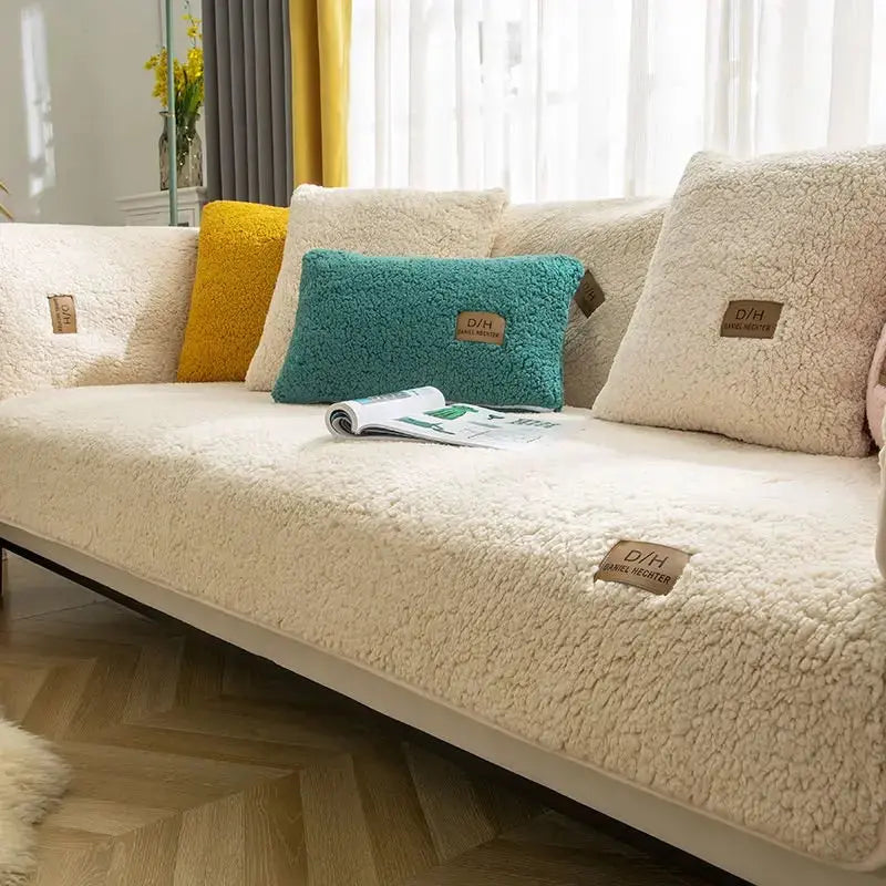 Sofa Protector in Soft Fabric for Comfortable Covering