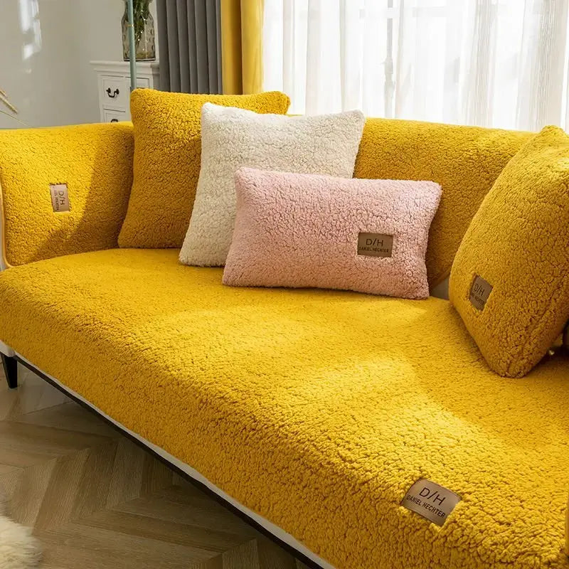 Sofa Protector in Soft Fabric for Comfortable Covering