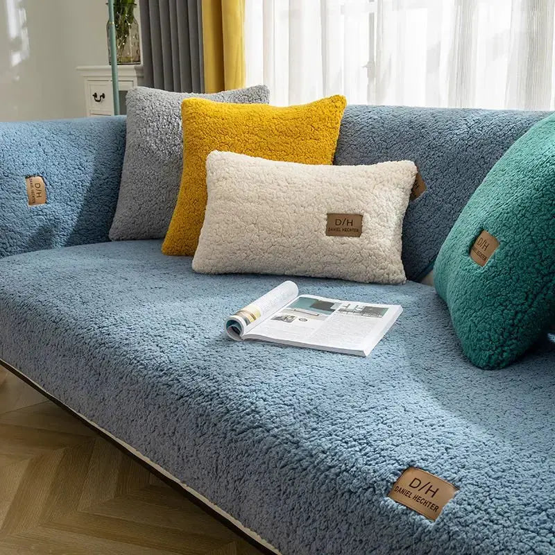 Sofa Protector in Soft Fabric for Comfortable Covering
