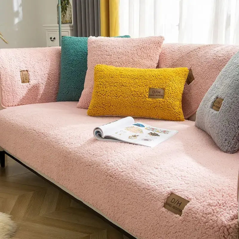 Sofa Protector in Soft Fabric for Comfortable Covering