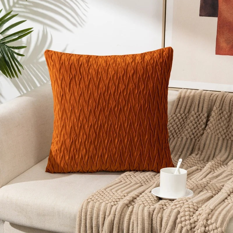 Stylish Square Cushion Cover 45 x 45 cm with Hidden Zipper