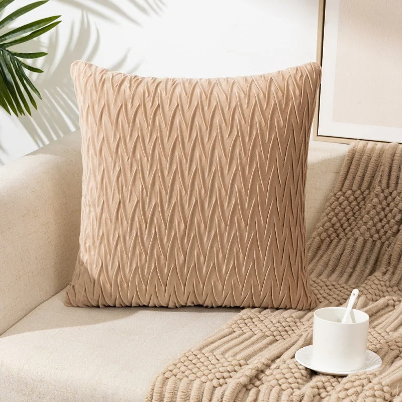 Stylish Square Cushion Cover 45 x 45 cm with Hidden Zipper