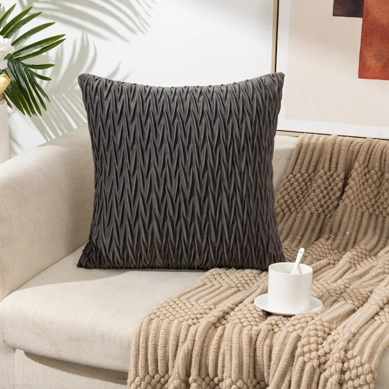 Stylish Square Cushion Cover 45 x 45 cm with Hidden Zipper