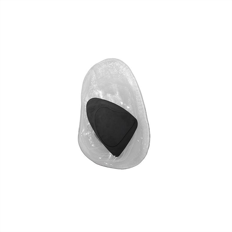 LED Wall Light Crafted from Molded Glass