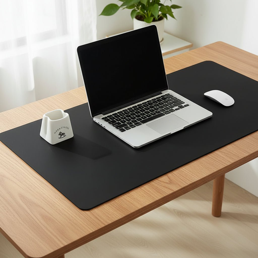Non-Slip Faux Leather Waterproof Desk Mat