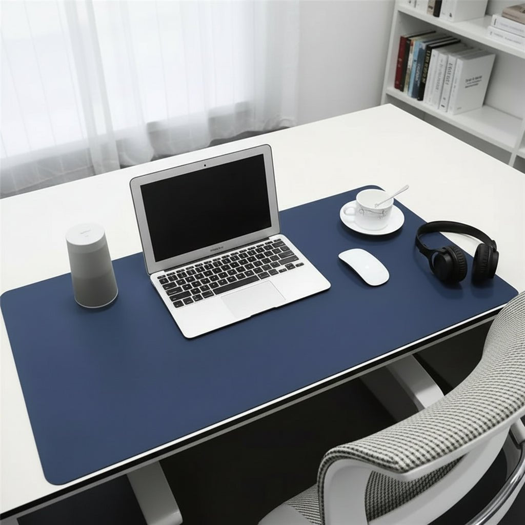 Non-Slip Faux Leather Waterproof Desk Mat
