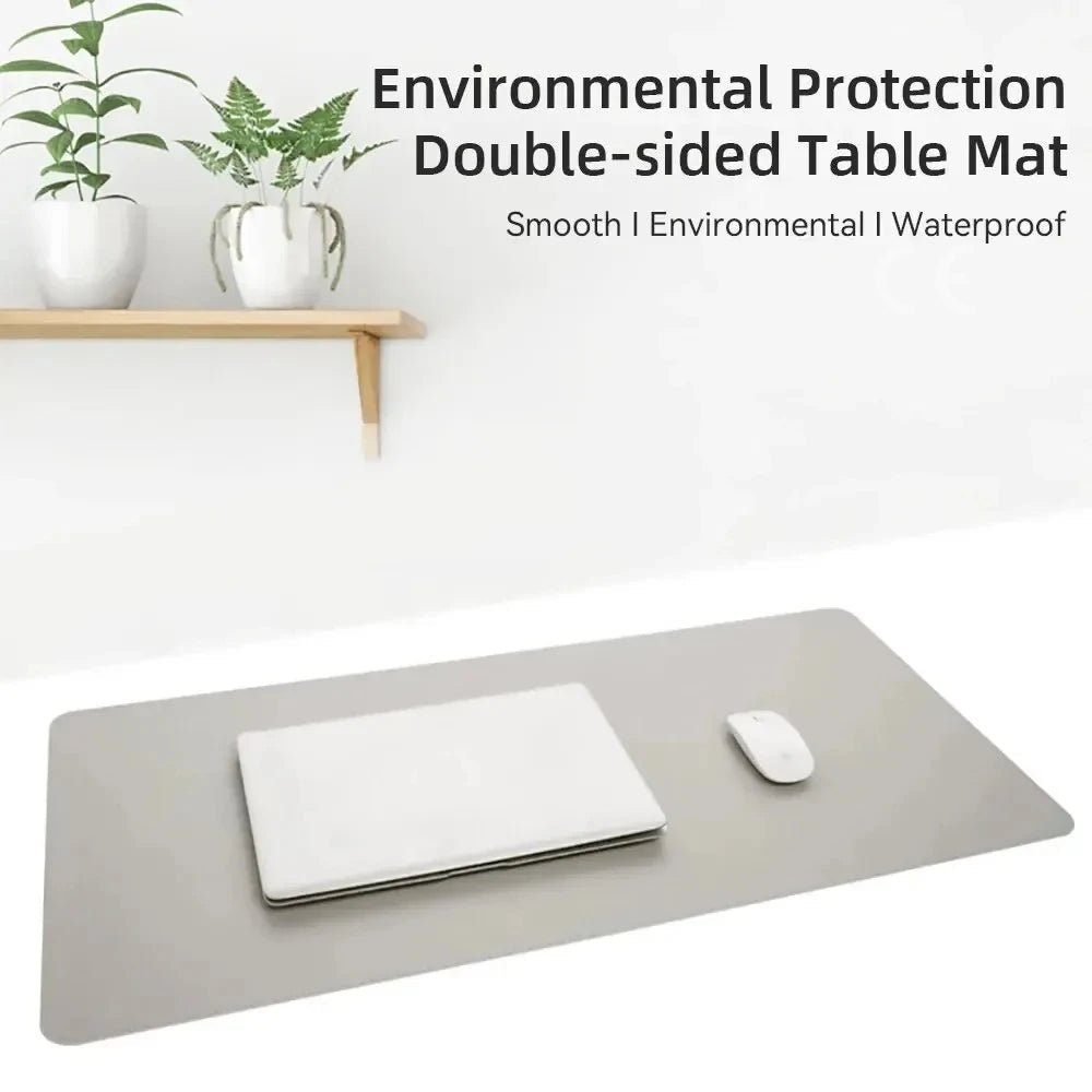 Non-Slip Faux Leather Waterproof Desk Mat