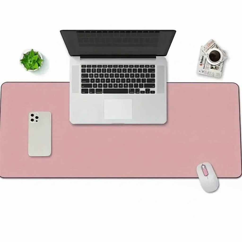 Non-Slip Faux Leather Waterproof Desk Mat