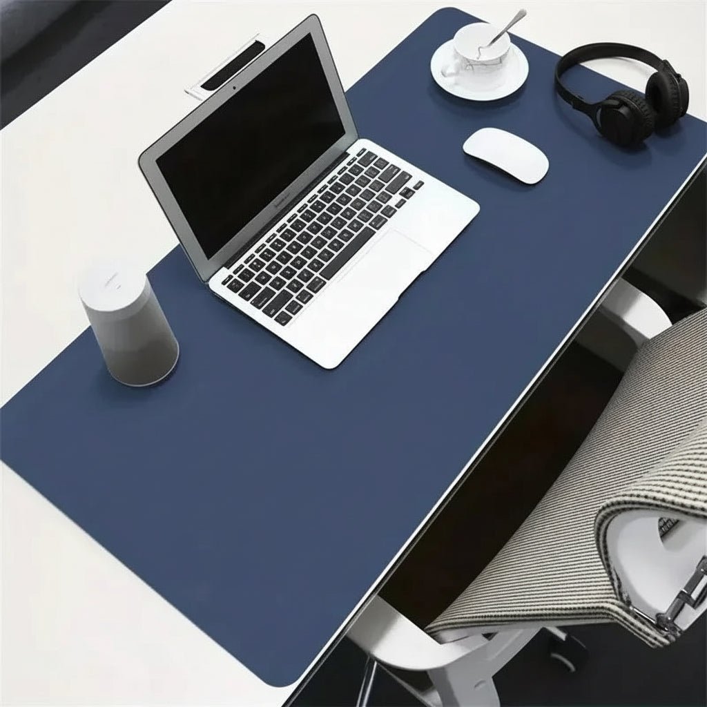 Non-Slip Faux Leather Waterproof Desk Mat