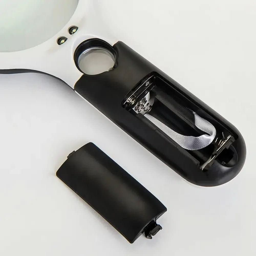 Handheld Magnifying Glass 45x with LED Light for Detailed Inspection
