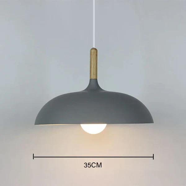 Ceiling Light in North Oak | Warm Illumination | Timeless Aesthetic