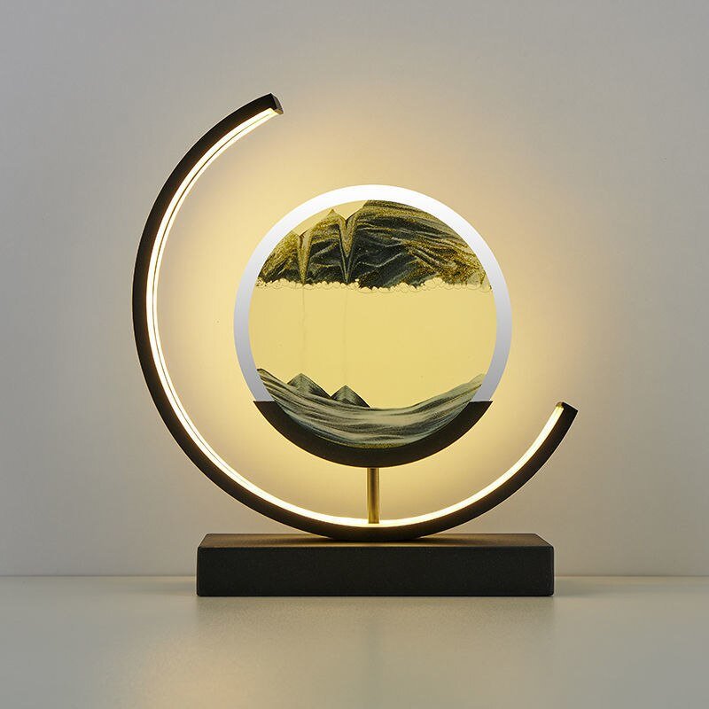 Ocean Breeze Sand Art: Enchanting Illuminated Decor
