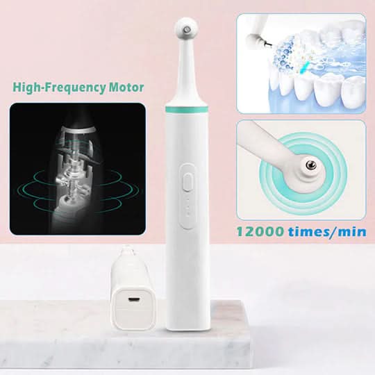 LED Plaque Remover with Rechargeable Oral Cleaning Technology