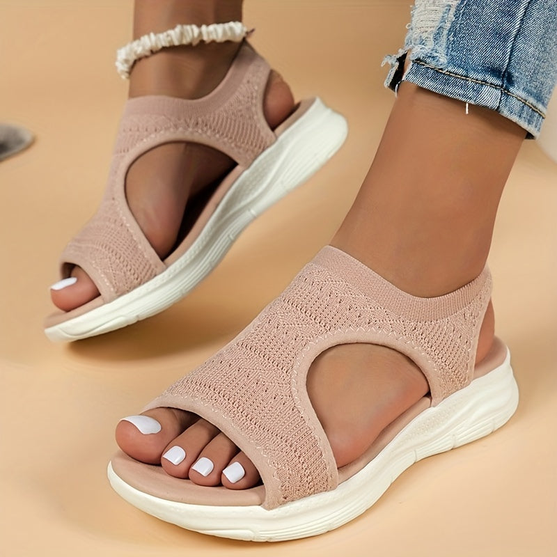 Breathable Knit Upper Women's Sandals
